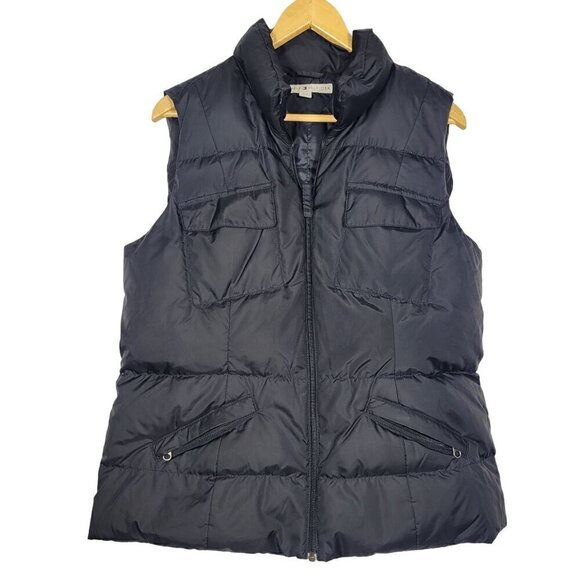 Tommy Hilfiger Women's Down & Feather Logo Black Puffer Vest Size Large - Picture 2 of 12
